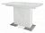 Стол Фрегат обеденный (белый/стекло белое)