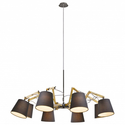 Подвесная люстра Arte Lamp Pinocchio A5700LM-8BK. Фото №2