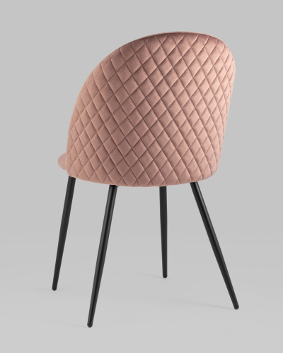 Стул Lilly велюр пыльно-розовый. Фото №7