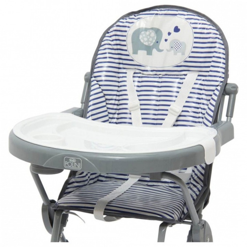 Стул для кормления Polini kids 252, белый. Фото №7