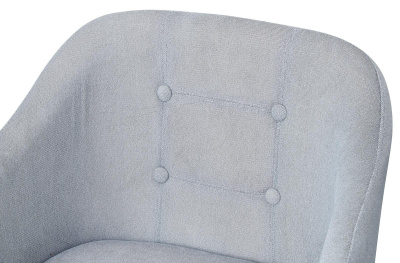 Стул DC-9505 серо-голубой/черный. Фото