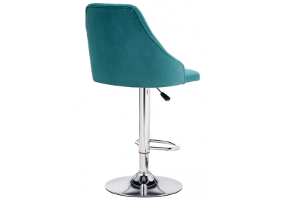 Барный стул Laguna blue velour. Фото