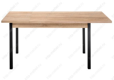 Стол деревянный Оригон сонома / черный матовый. Фото