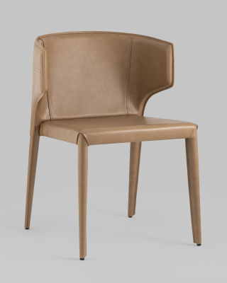 Стул Арманд экокожа коричневый. Фото №3