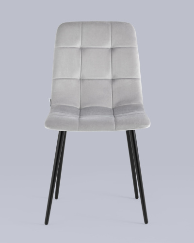 Стул Одди велюр светло-серый. Фото №5