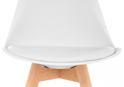 Стул деревянный Bonus белый. Фото №3