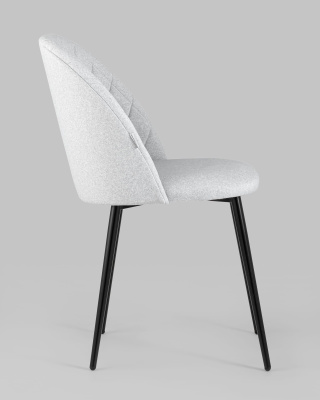 Стул Марсель микровелюр светло-серый фото Стул Марсель микровелюр светло-серый. Фото №4