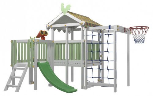 Комплекс игровой ДК10Б, бирюзовый, серый. Фото №7