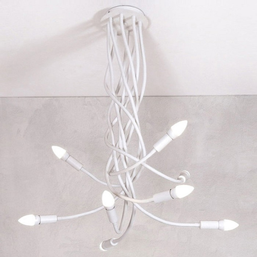 Потолочная люстра Loft it Roots LOFT1714-WH. Фото №1