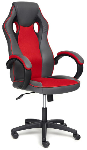 Кресло офисное TetChair Racer GT new (металлик/красный). Фото №1