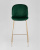 Стул барный Beetle со спинкой изумрудный. Фото №4