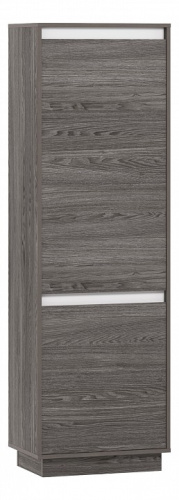 Virginia НМ 011.80-02 Шкаф для одежды Белый Скандинавский/Ясень Анкор темный (KR). Фото №1