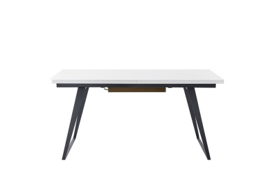 Стол DT-93B белый матовый/орех фото Стол DT-93B белый матовый/орех. Фото №5