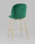 Стул полубарный Beetle со спинкой изумрудный фото Стул полубарный Beetle со спинкой изумрудный. Фото №7