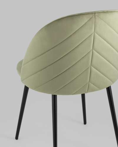 Стул Фолио велюр пыльно-оливковый. Фото №8