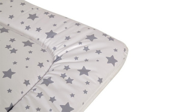 Матрас пеленальный Polini kids Звезды, белый. Фото