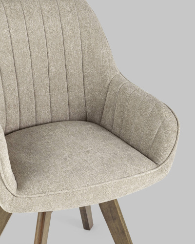 Стул вращающийся MANS латте 2 шт.. Фото №9