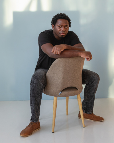 Стул Ledger Сканди Блю Арт. Фото №8