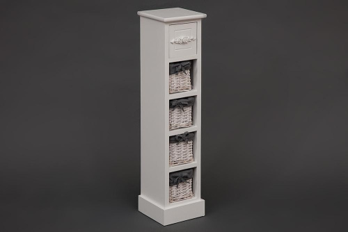 Тумба с 4 корзинами и ящиком Floral 5 mod. HX16-002NS. Фото №6