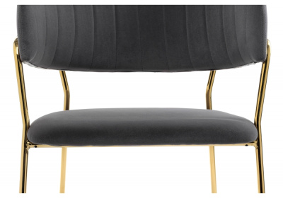 Стул Kamelia grey / gold. Фото