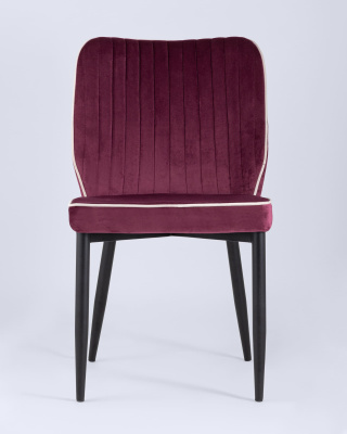 Стул Лоренс велюр бордовый. Фото №5