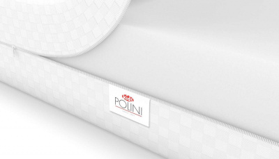 Матрас детский Polini Kids Basic Nature 2000x900, белый. Фото №4