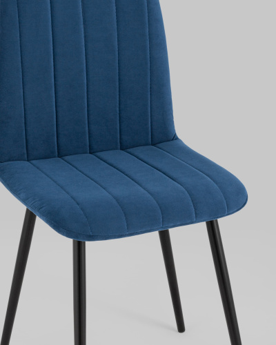 Стул Easy велюр синий. Фото №9