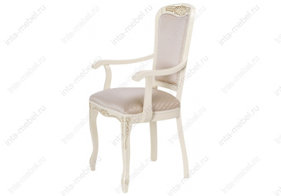 Стул деревянный Клето патина золото / ромб. Фото №4