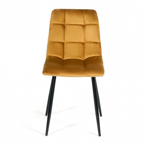 Стул  CHILLY (mod. 7094) металл/вельвет, 45 х 55 х 87,5 см, коричневый/черный, G062-61 (поставляется по 4 шт). Фото №2