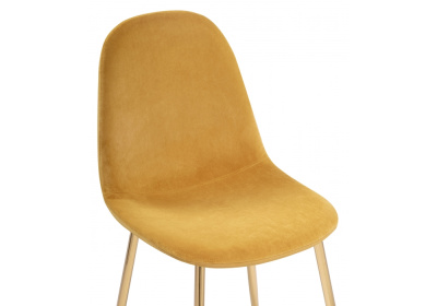Стул Lilu 1 yellow / gold. Фото №5