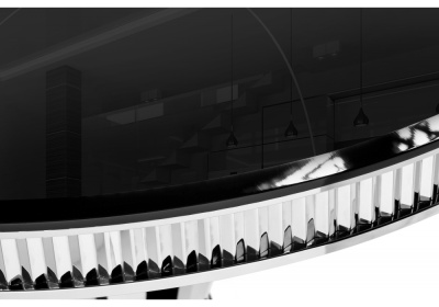 Стол стеклянный Grande черный. Фото