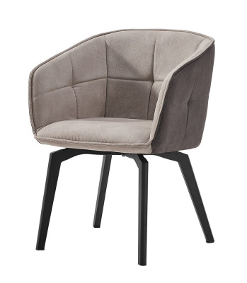 Стул HERTA 13367 LIGHT GREY серо-бежевый. Фото №2