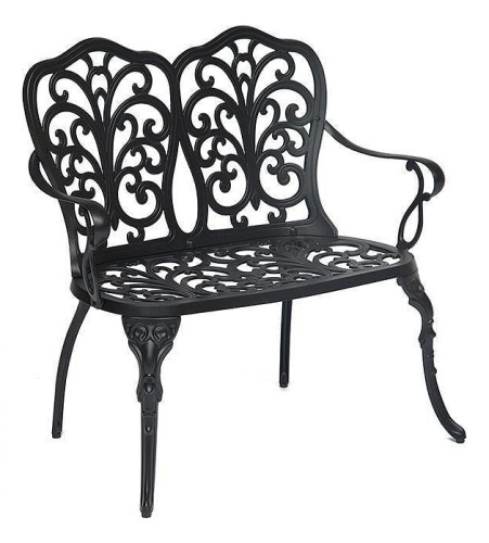 Скамья Secret De Maison Symphonie  сплав металла/алюминий, 95х56х92см, черный. Фото №1