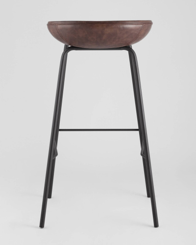 Стул барный Beetle Lite PU коричневый. Фото №7
