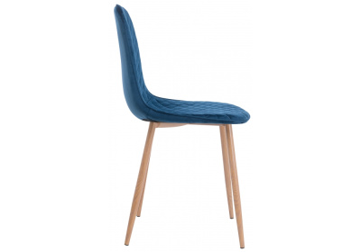 Стул Capri dark blue / wood. Фото