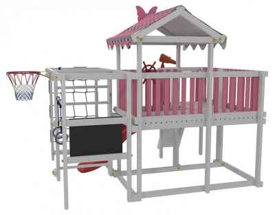 Комплекс игровой ДК3Р, розовый, серый. Фото №4