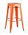 Стул барный TOLIX оранжевый глянцевый