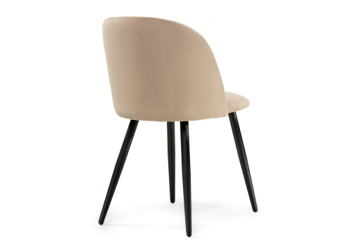 Стул Gabi 1 dark beige / black фото Стул Gabi 1 dark beige / black. Фото №3