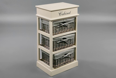 Тумба Ouverture 3 4336 с 3-я корзинами и ящиком. Фото №4