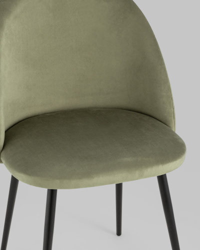 Стул Фолио велюр пыльно-оливковый. Фото №9