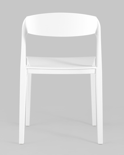 Стул Moris пластик белый. Фото №6