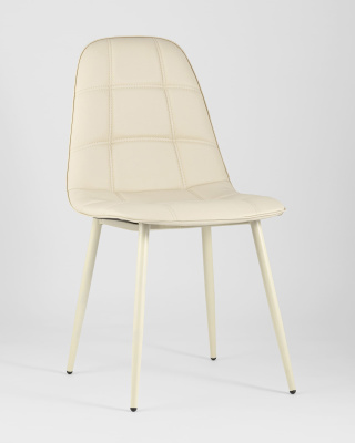 Стул Тейлор экокожа кремовый. Фото