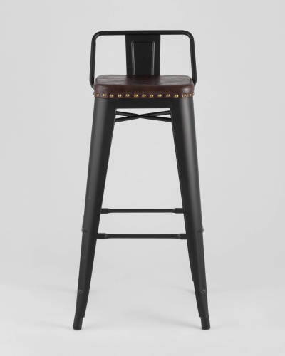 Стул барный TOLIX SOFT черный матовый. Фото №4