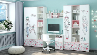 Шкаф платяной Малибу,белый. Фото