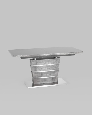 Стол обеденный Гамбург раскладной 160-200*90 серый фото Стол обеденный Гамбург раскладной 160-200*90 серый. Фото №3