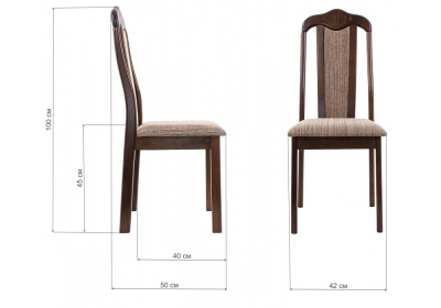 Стул деревянный Aron Soft dirty oak / beige фото Стул деревянный Aron Soft dirty oak / beige. Фото №2